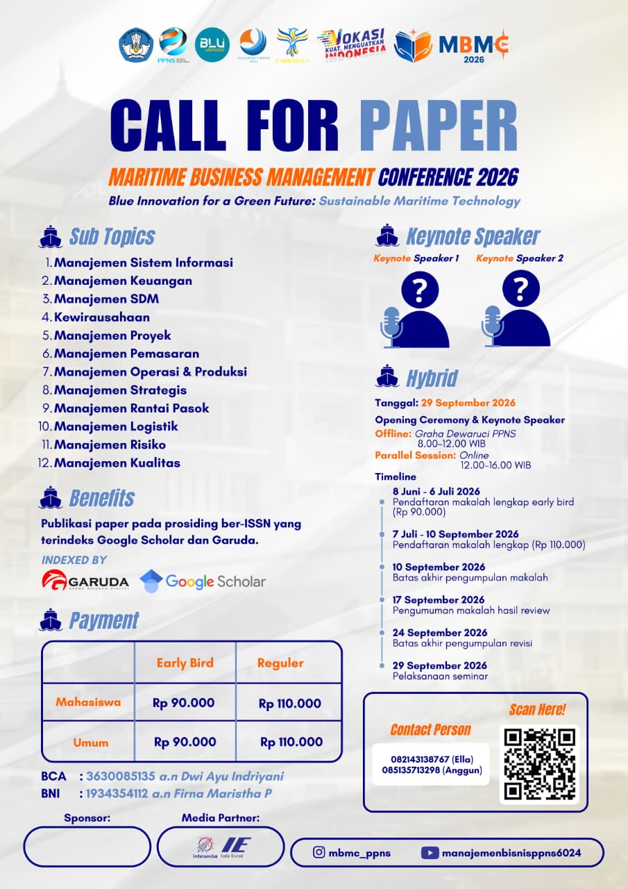 Poster Call for Paper MBMC 2026
